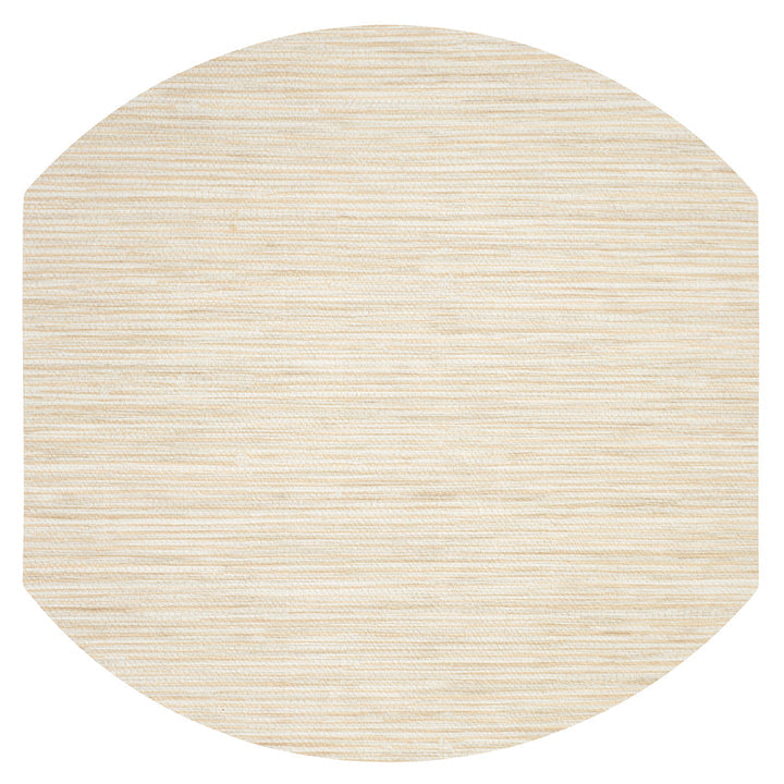 Grasscloth - Ecru Elliptical Placemats (Set of 4)