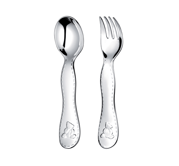 Charlie Bear - Silver Plated - Baby Flatware (Set of 2)