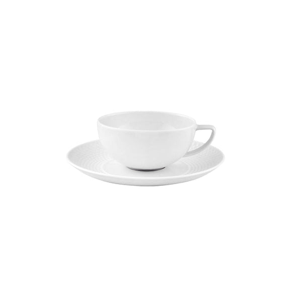 Bicos White - Tea Cup & Saucer