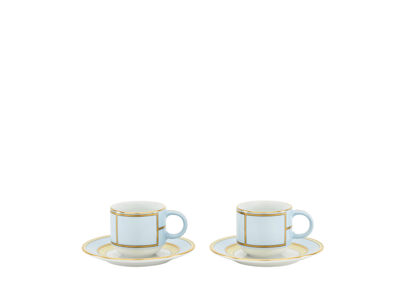 Diva Turquoise - Coffee Cup & Saucer (Set of 2)