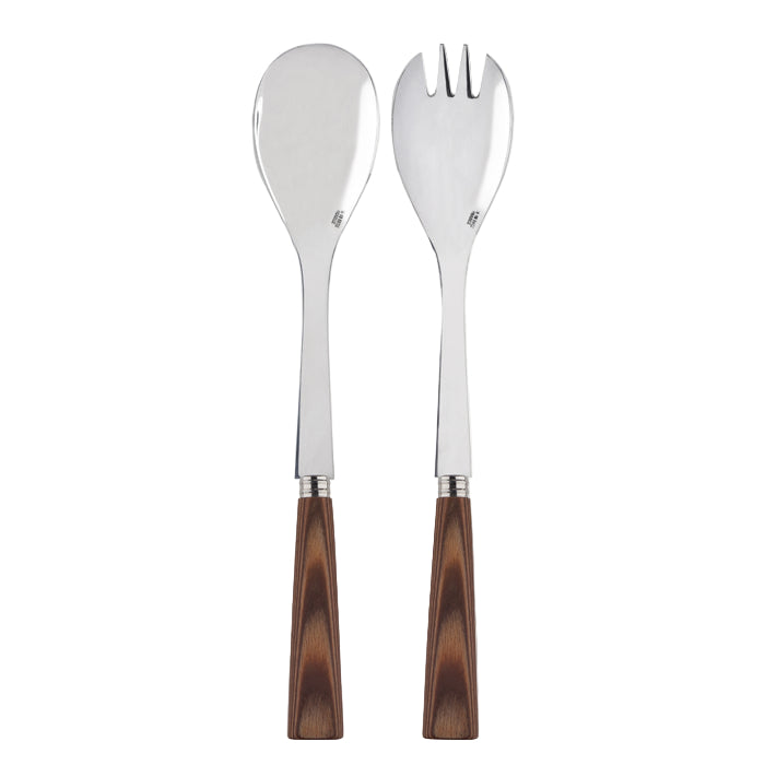 Nature - Salad cutlery Light Press Wood (Set of 2)