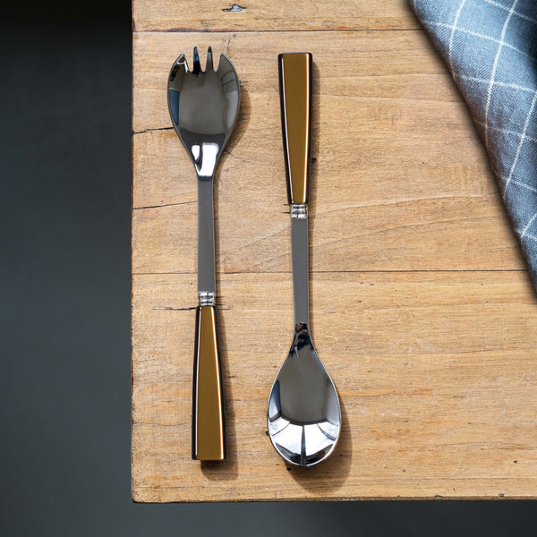 Icon Caramel - Salad Cutlery (Set of 2)