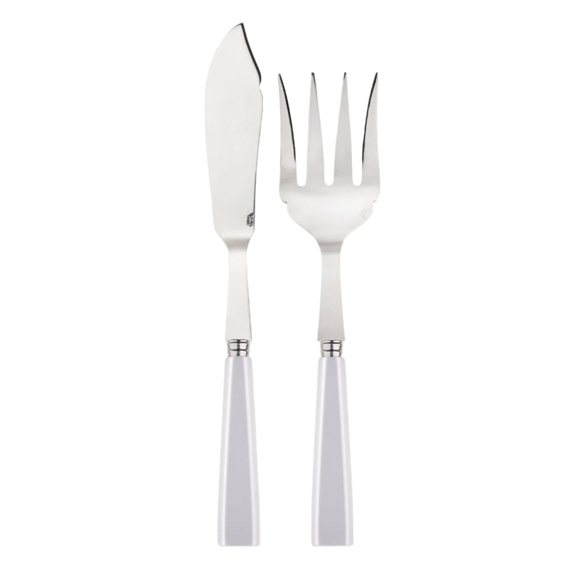 Icon White - Fish Serving (Set of 2)