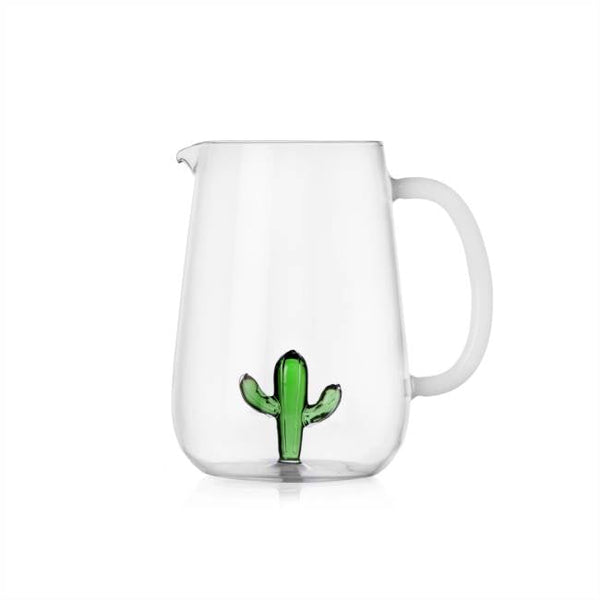 Desert Plants - Jug Cactus Green White