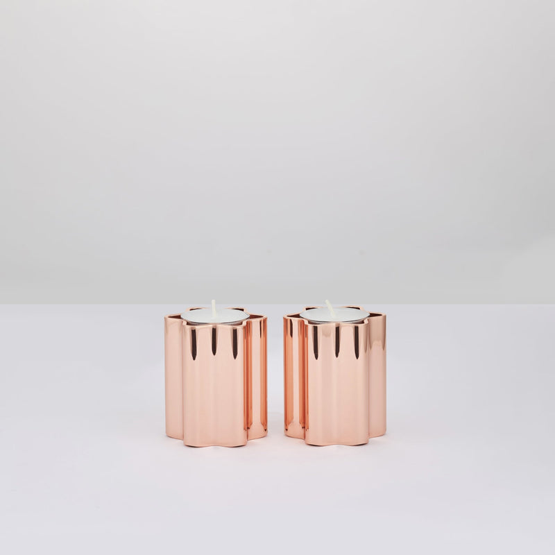 Candle Holders - Rose Gold