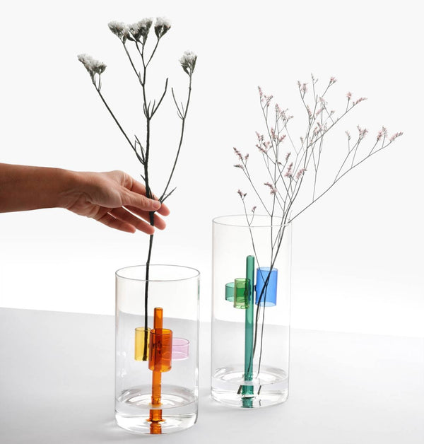 Iris - 3 Blue Vase