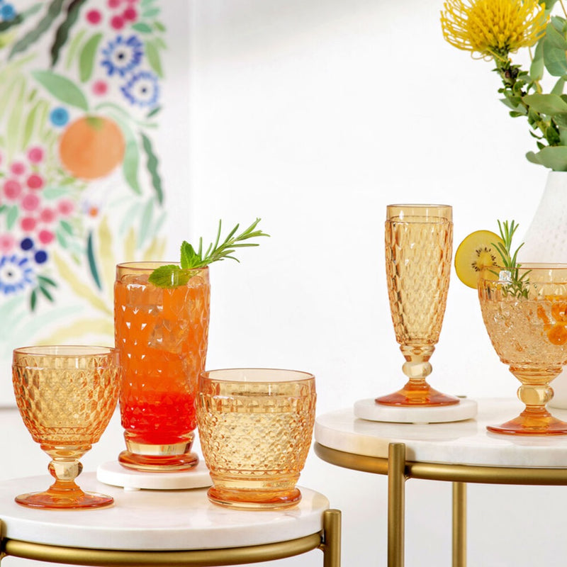 Boston - Saffron Water Goblet (Set of 4)