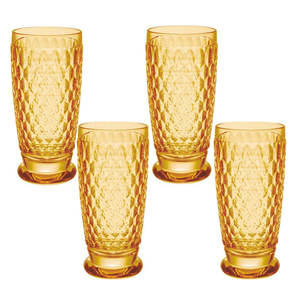 Boston - Saffron Highball / Beer Tumbler (Set of 4)