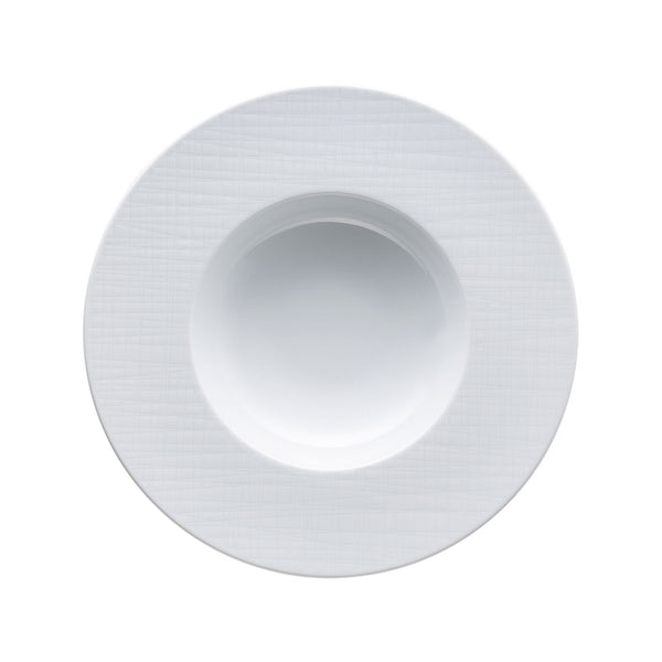 Mesh White - Rim Soup Plate Deep (Set of 4)