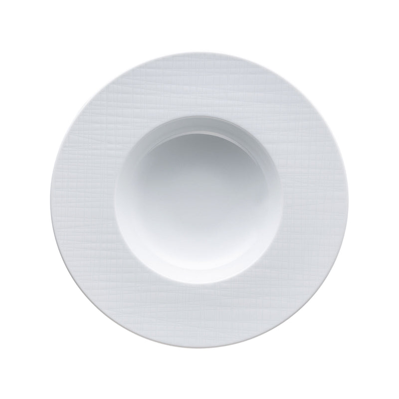 Mesh White - Rim Soup Plate Deep (Set of 4)