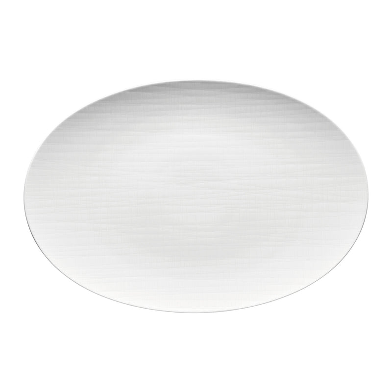 Mesh White - Oval Platter Large