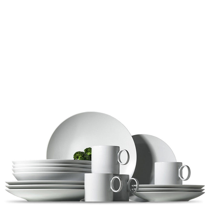 Loft White - Dinnerware (Set of 16)