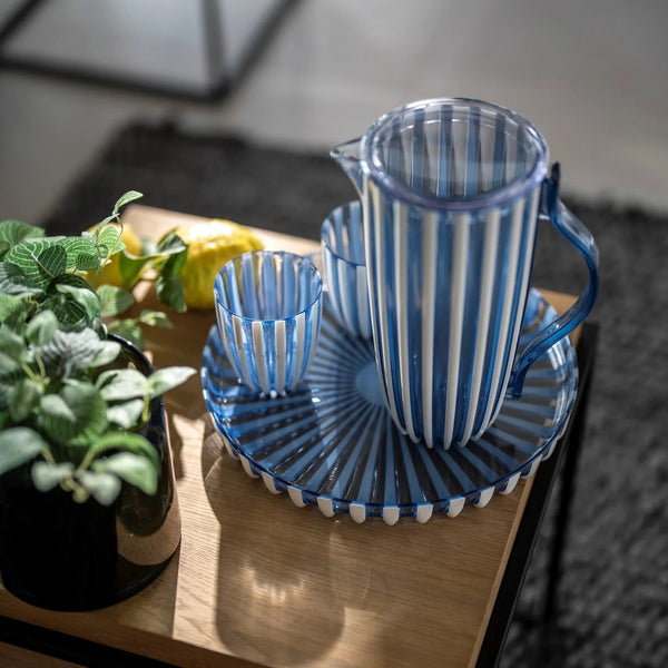 Pin Up - Pitcher with Lid Mediterannean Blue