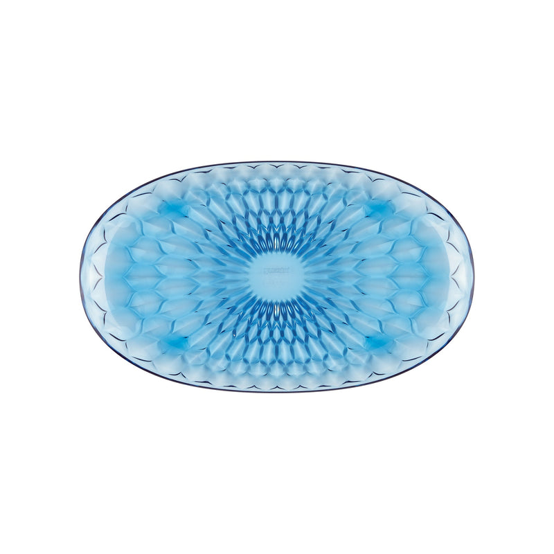 Vanity - Large Oval Tray Water Sky Blue