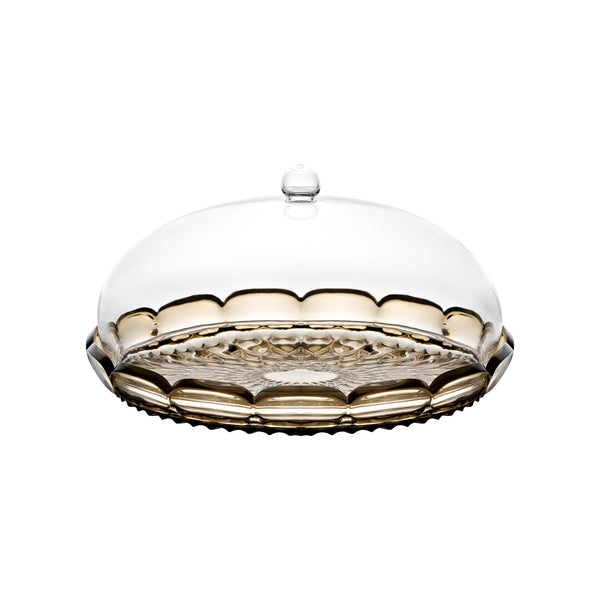 Vanity - Small Cake Serving with Dome Earth Smoke