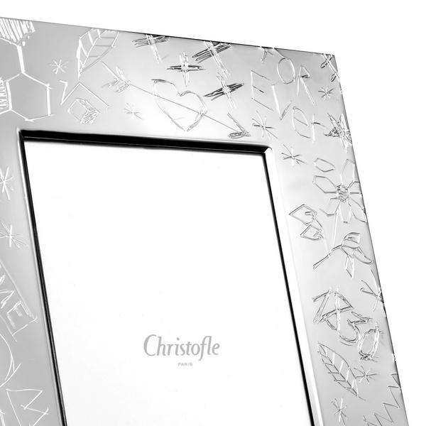 Graffiti - * Silver Plated Picture Frame Large