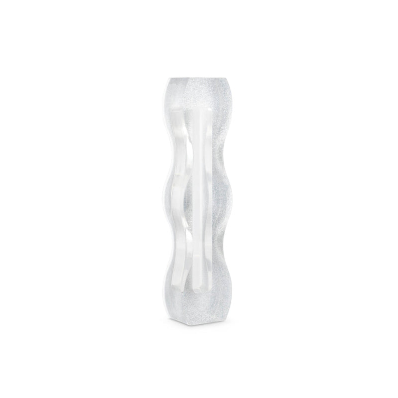 Mezuzah - Medium Glide Frosted Silver