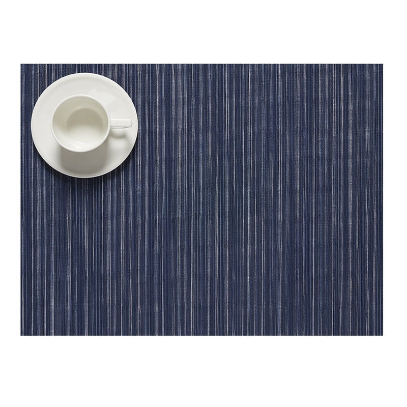 Rib Weave - Rectangle Placemats Indigo (Set of 4)