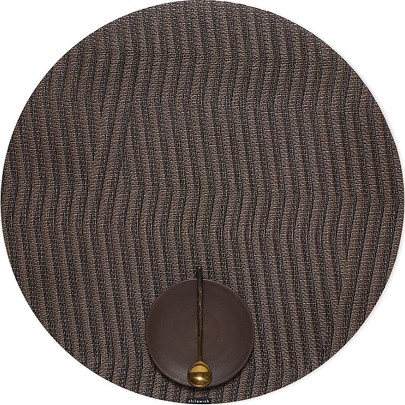 Dune - Round Placemats Raisin (Set of 4)