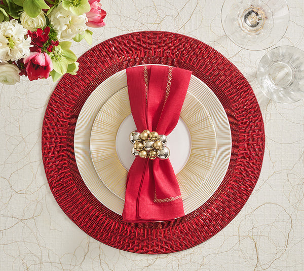 Palisade - Red Placemat (Set of 2)