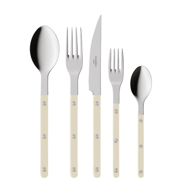 Bistrot - Flatware Setting - Solid Ivory (Set of 20)