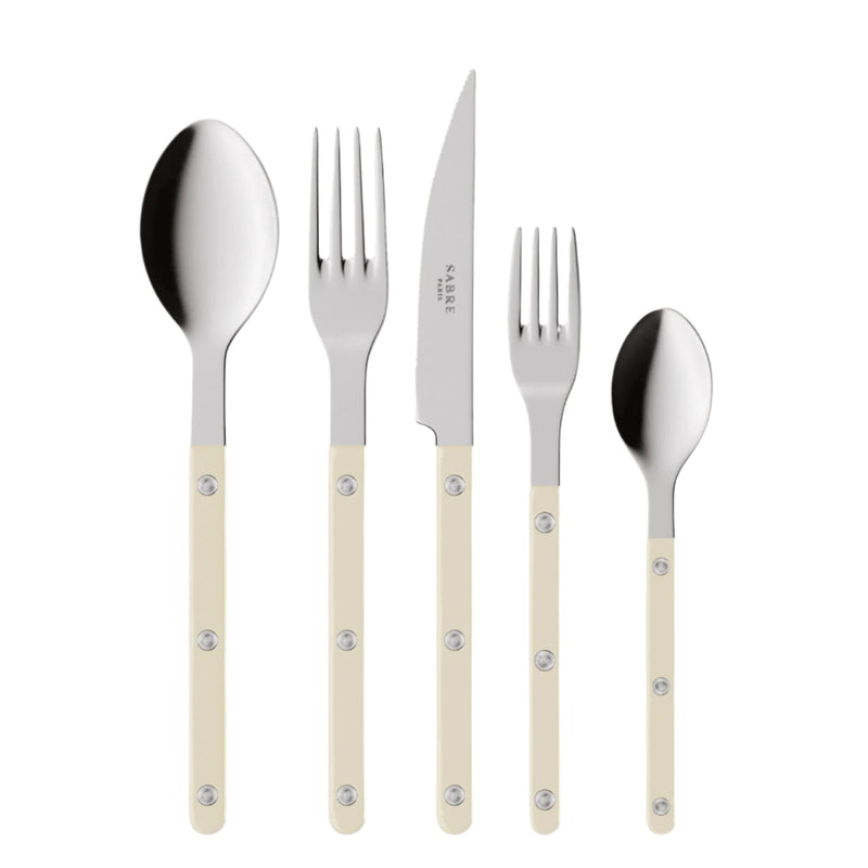 Bistrot - Flatware Setting - Solid Ivory (Set of 20)