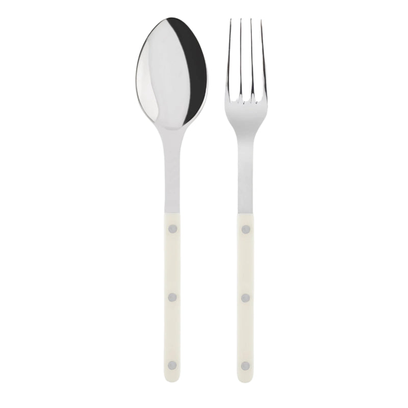 Bistrot - Flatware Serving - Solid Ivory (Set of 2)