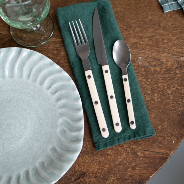 Bistrot - Flatware Setting - Vintage Solid - Ivory (Set of 20)