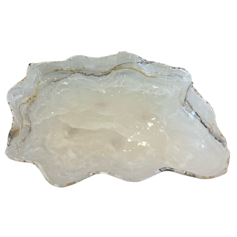 Onyx - Bowl Crystaline Amber