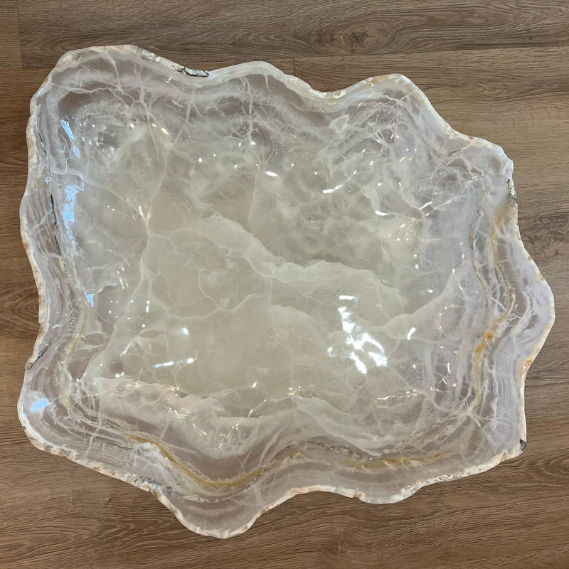 Onyx - Bowl Crystaline Amber