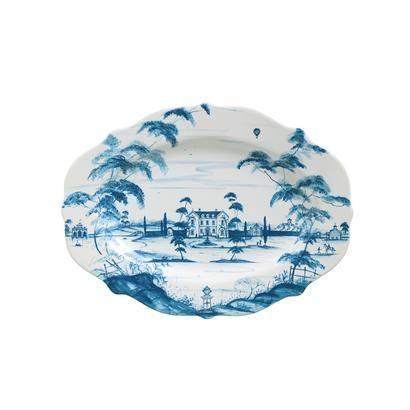 Country Estate Delft Blue - 18.5" Serving Platter Main House