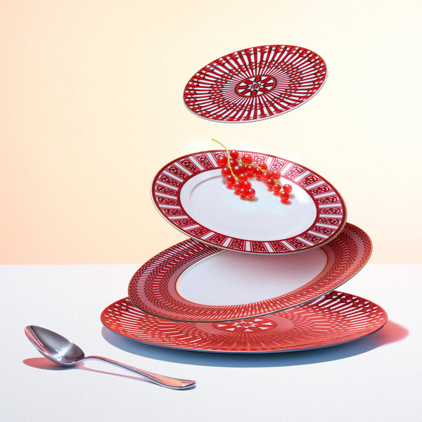 Arcadia Red - Soup Bowls (Set of 2)