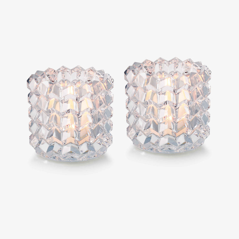 Eye II - Zig Zag Clear Focus Votive (Set of 2)