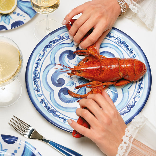 Blues - Dinner Plate Mediterranean Blue (Set of 6)