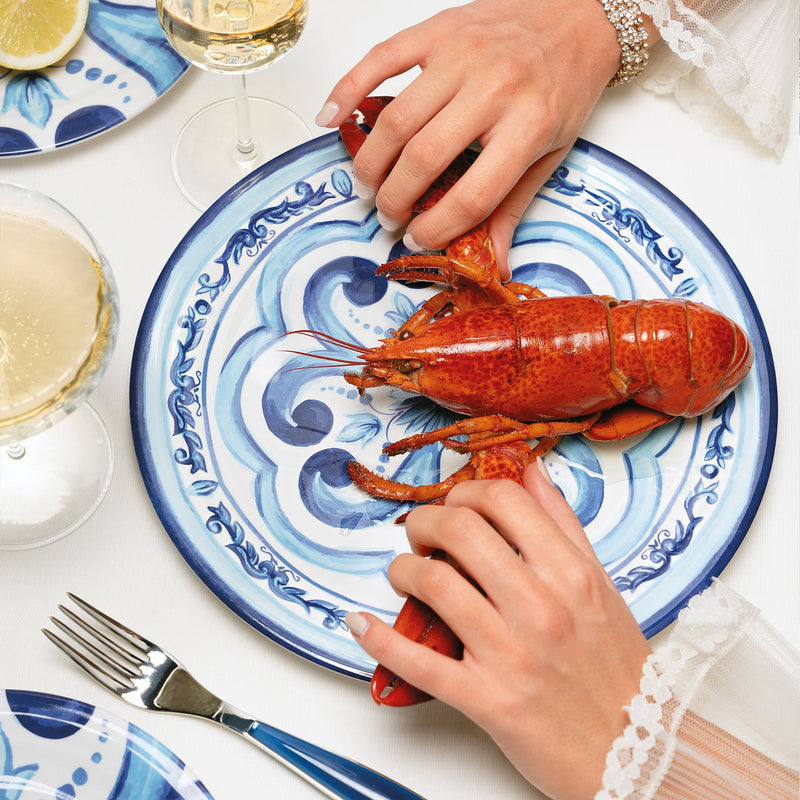 Blues - Dinner Plate Mediterranean Blue (Set of 6)