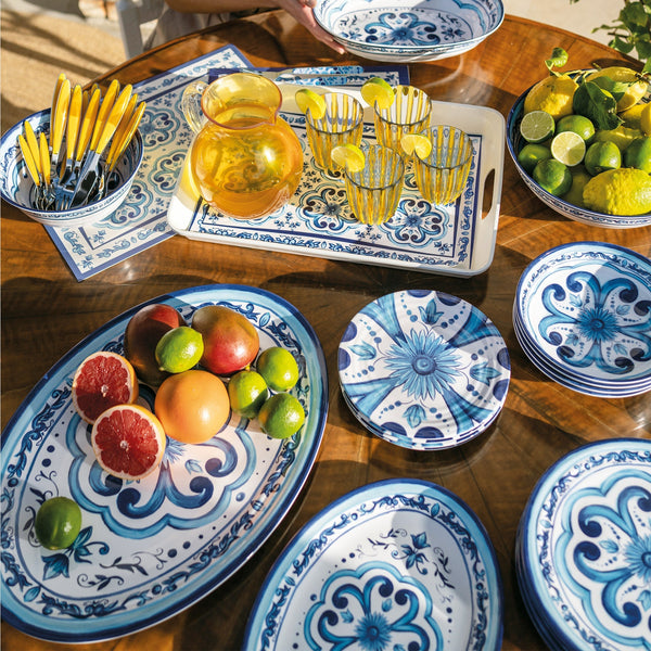 Blues - Dessert Plate Mediterranean Blue (Set of 6)