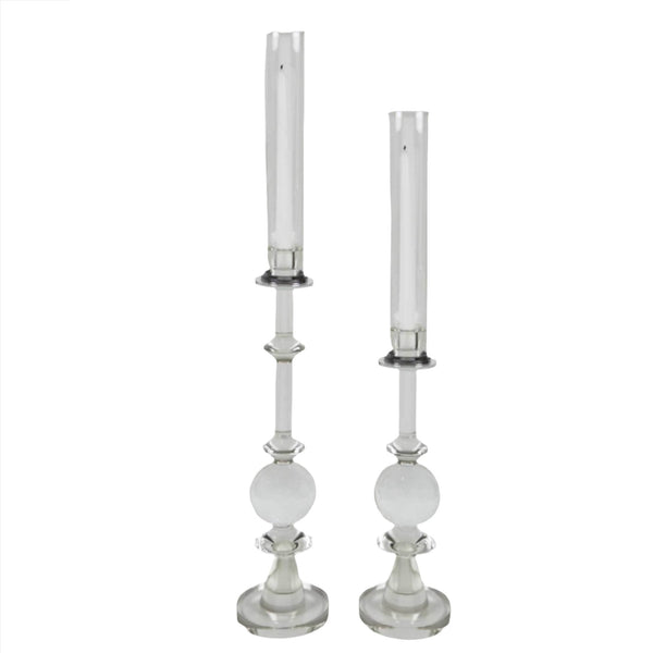 Crystal Candle Holder - Ball Shades