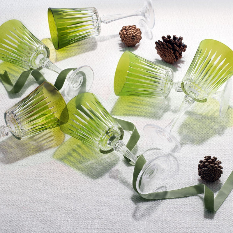 Onyx - White Wine Glasses Green (Set of 6)