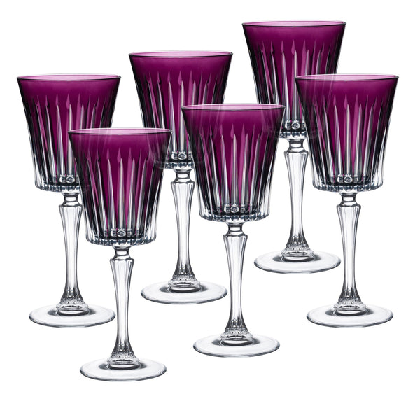 Onyx - Water / Red Wine Glasses Amethyst (Set of 6)