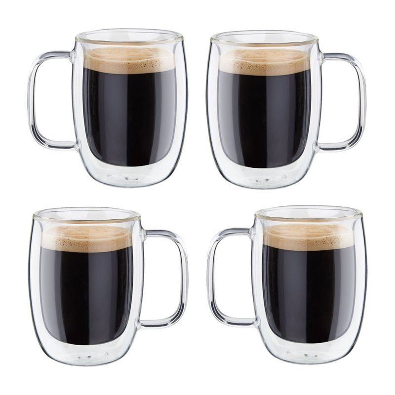 Sorrento Plus - Double Espresso Glass Mug (Set of 4)