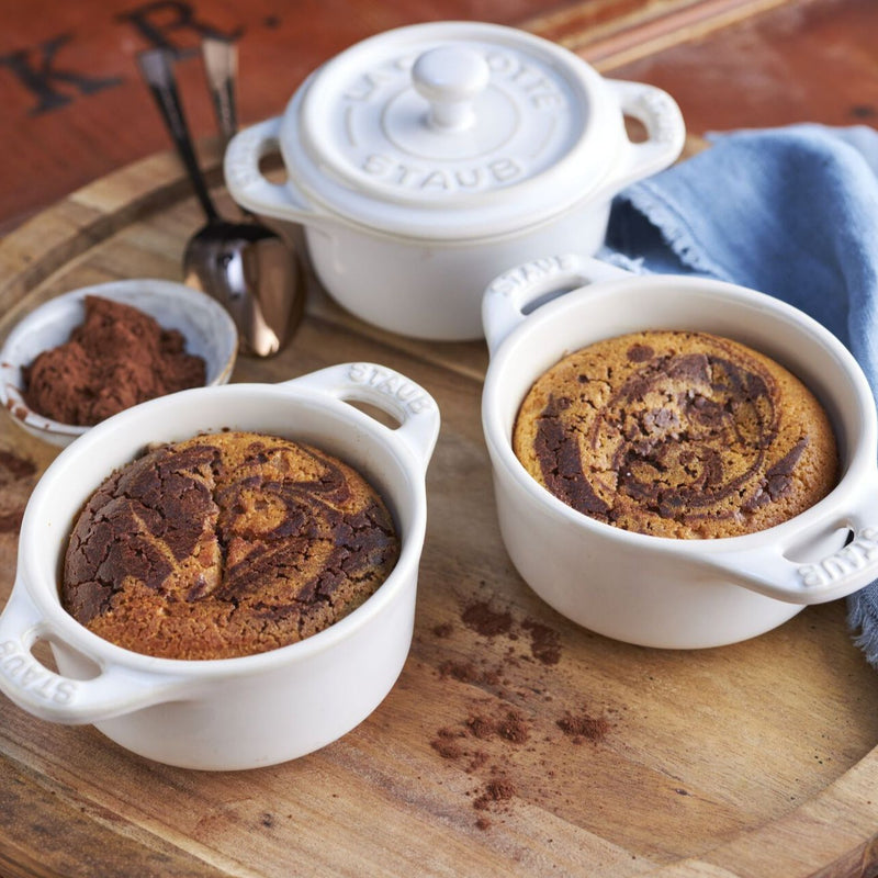 Stoneware - Mini Round Cocotte (Set of 3)