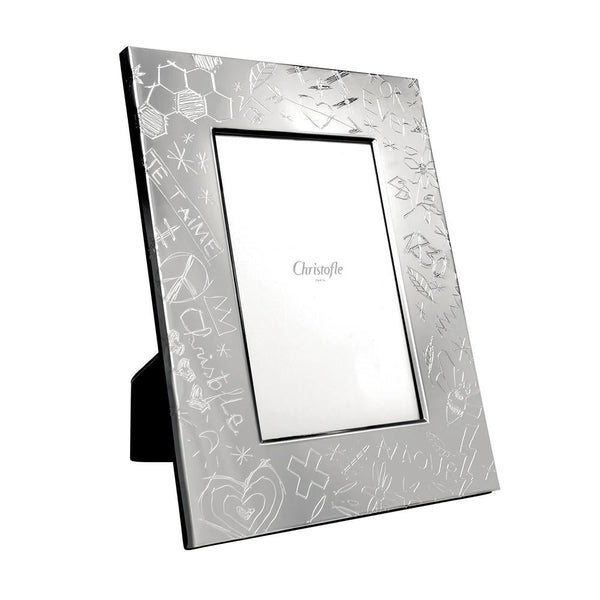 Graffiti - * Silver Plated Picture Frame Large