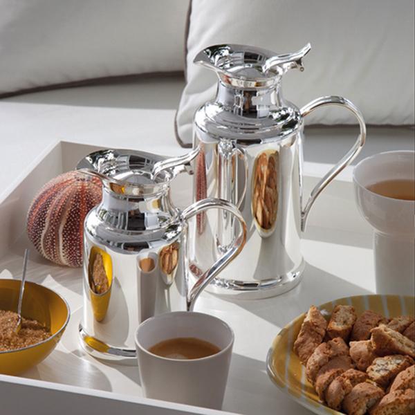 Albi - Silver Plated - Insulated Thermos Large