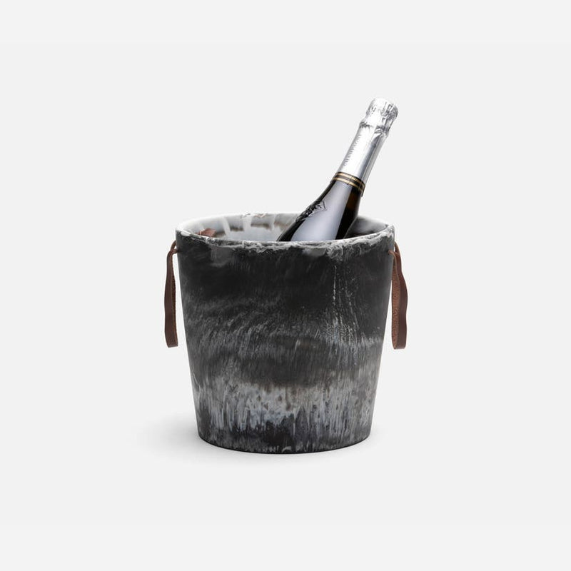 Wesley - Swirled Ice Bucket Black