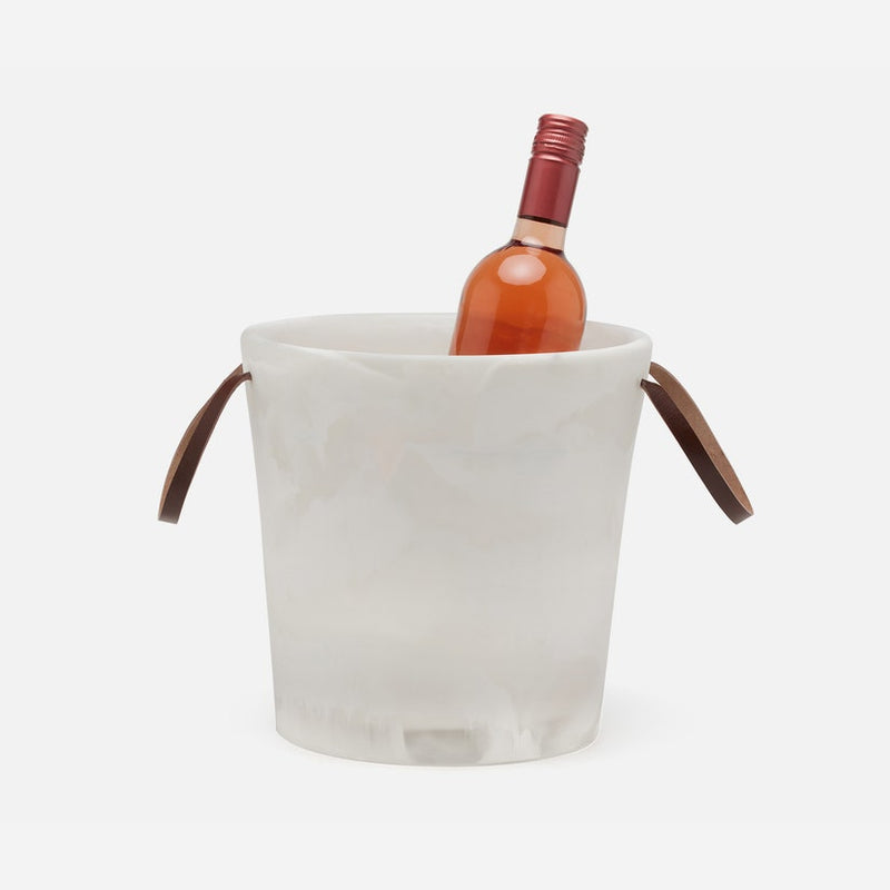 Wesley - Swirled Ice Bucket White