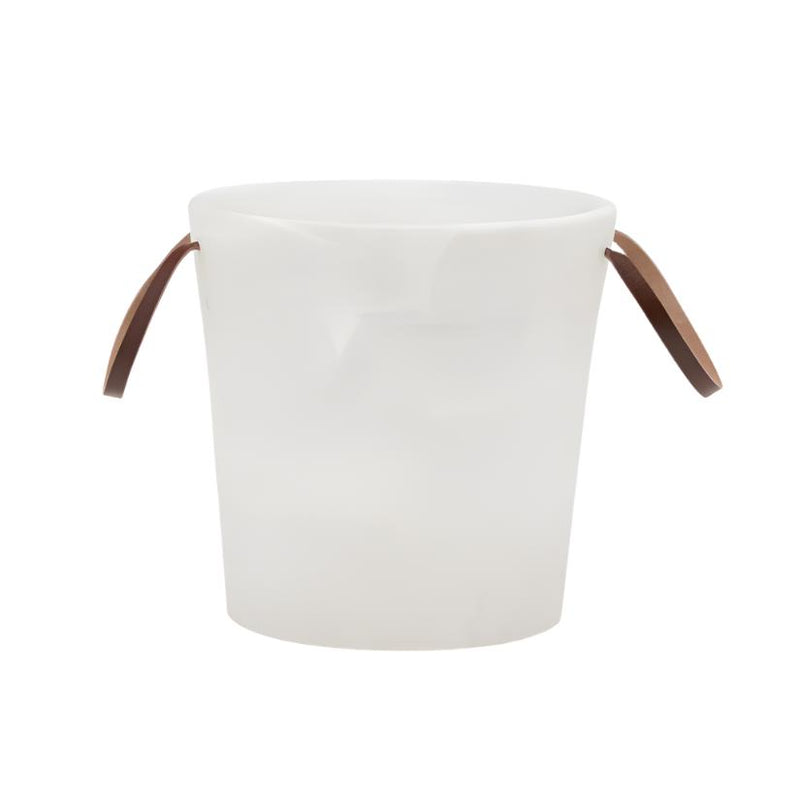 Wesley - Swirled Ice Bucket White