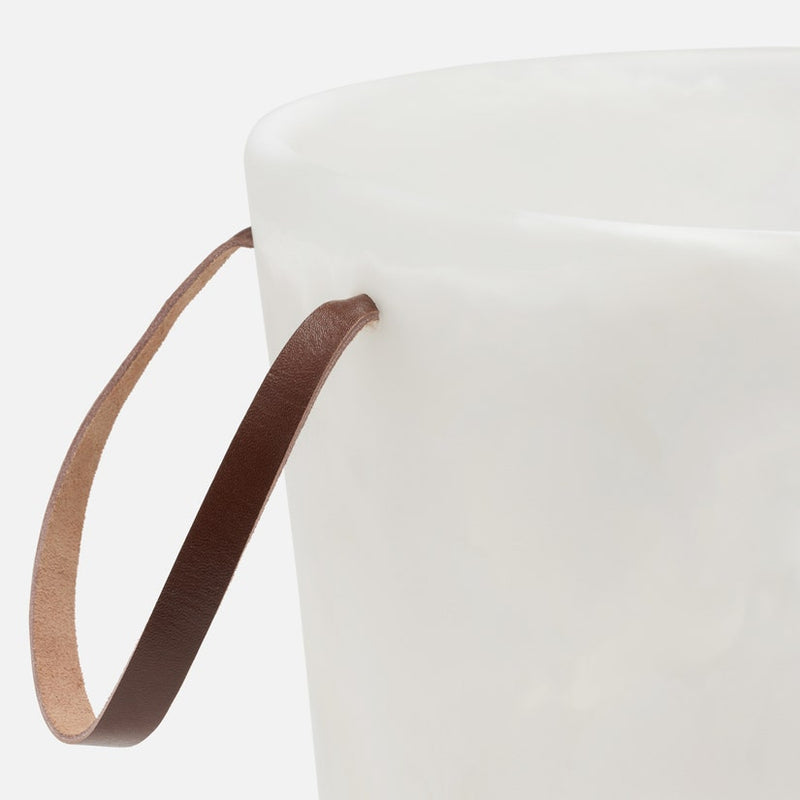 Wesley - Swirled Ice Bucket White