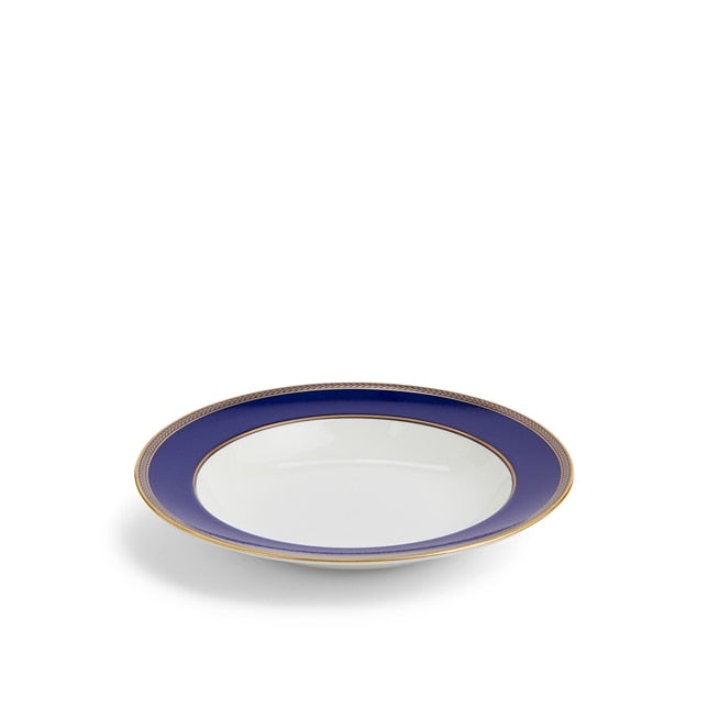 Renaissance Gold - Blue Rim Soup Plate