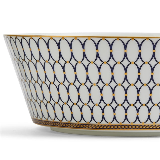 Renaissance Gold - Blue Serving Bowl