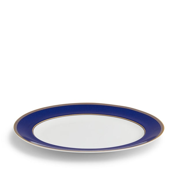 Renaissance Gold - Blue Oval Platter